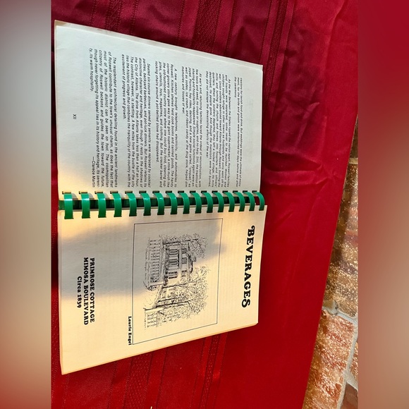 The Historic Roswell, Georgia Cookbook 1982 Spiral Bound -writing inside cover - Picture 8 of 9
